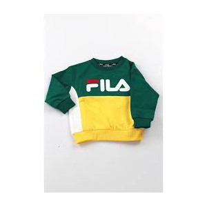 Fila FELPA KIDS .GREEN/YELLOW
