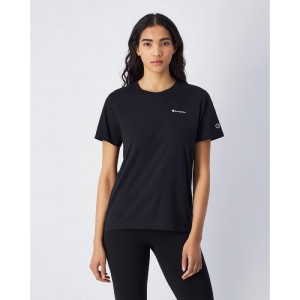 Champion T SHIRT COTONE .Black