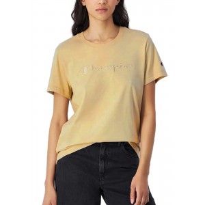 Champion T SHIRT DONNA .Beige