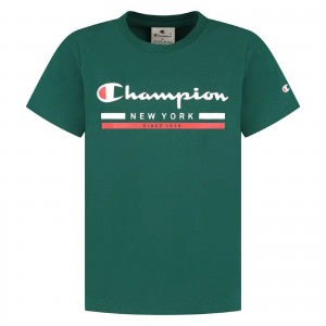 Champion T SHIRT KIDS.Green