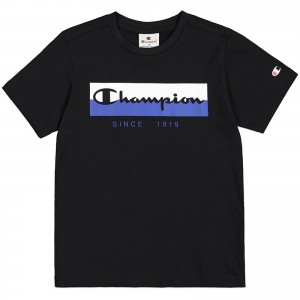 Champion T SHIRT KIDS .Black