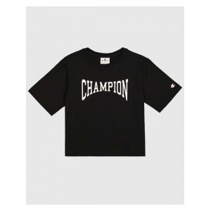 Champion T SHIRT DONNA .Black