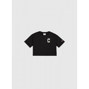 Champion T SHIRT BIMBA .Black