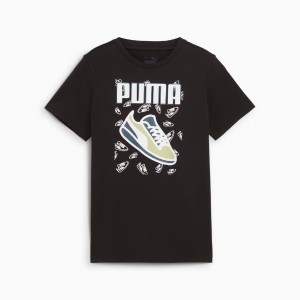 Puma T SHIRT KIDS .Black