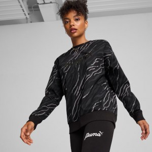 Puma FELPA GIROCOLLO .Black