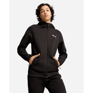 Puma FELPA CAPPUCCIO ZIP.Black