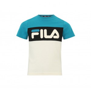 Fila T SHIRT KIDS .White