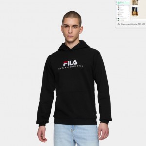 Fila FELPA UNISEX .Black