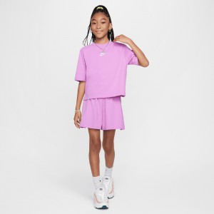 Nike T SHIRT KIDS .VIOLET