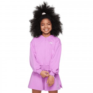Nike FELPA ZIP KIDS .VIOLET