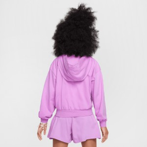 Nike FELPA ZIP KIDS .VIOLET