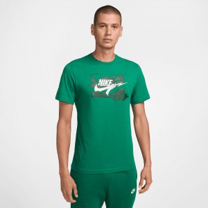 Nike T SHIRT LOGO .Green