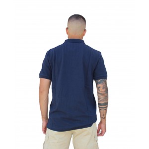 SMITHY S POLO COTONE BLU .Blue