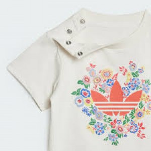 Adidas SHORT TEE SET .White