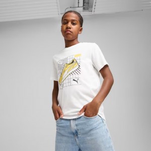 Puma T SHIRT KIDS .White